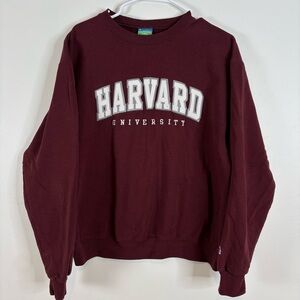 Vintage Harvard University Champion Sweatshirt Women’s Medium Maroon